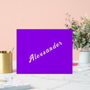 Personalised Your Name Custom Colours and Fonts Acrylic Sign