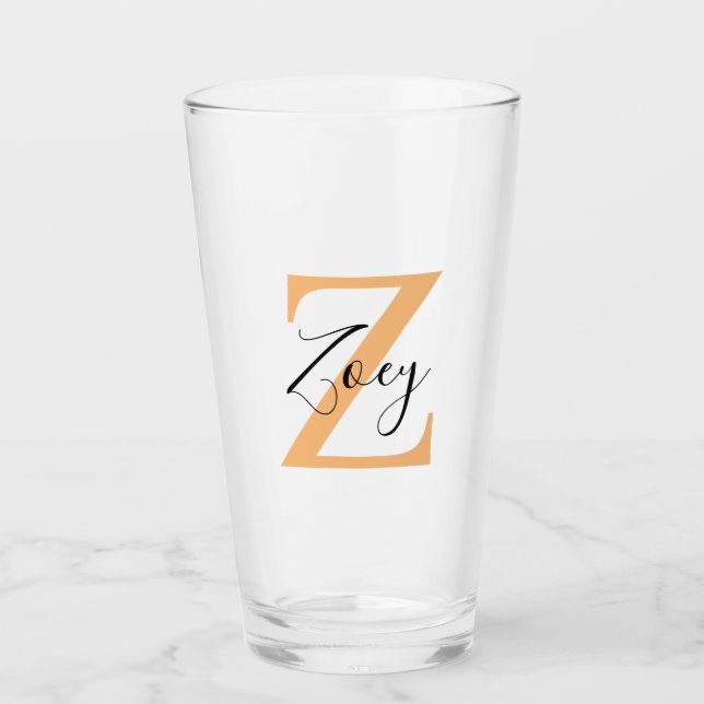 Personalised Your Name, Custom Name, Birthday Gift Glass (Front)