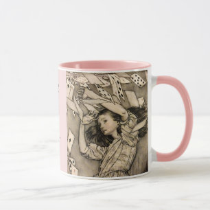 Personalised Your Name Vintage Alice in Wonderland Mug