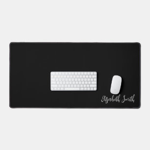 Personalised Your Name with Black & White Desk Mat