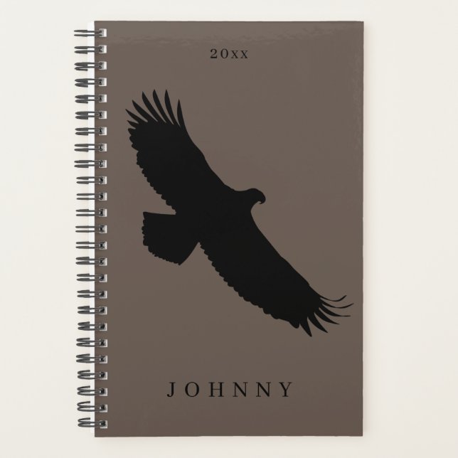 Personalised Your Name Year Planner with Eagle (Front)
