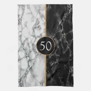 Personalised Your Number or Letter Kitchen Towel