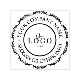  Personalised Your Own Business Logo Self-inking Stamp