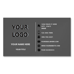 Personalised Your Own Design Business Card Magnet