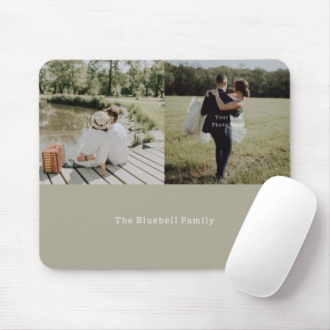 Personalised Your Own Photo And Text Mouse Pad. Pad (With Mouse)