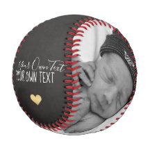 Personalised Your Own Text Keepsake Baseball