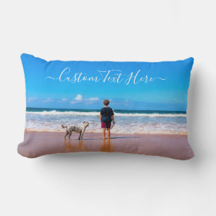 Personalised Your Pet Photo Pillow Custom Text