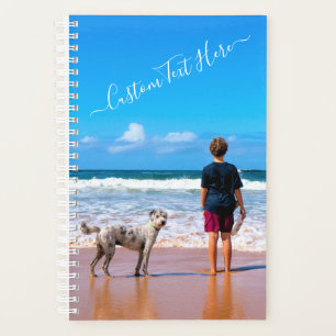 Personalised Your Pet Photo Planner Custom Text