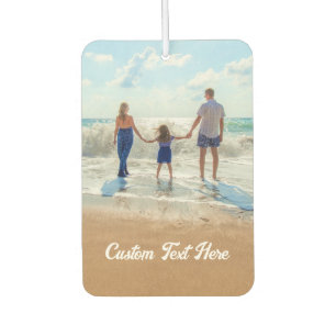 Personalised Your Photo Air Freshener Custom Text