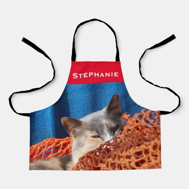 Personalised Your Photo and Name Apron (Front)