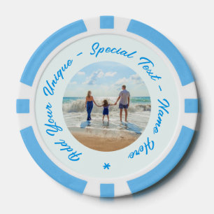 Personalised Your Photo and Text Poker Chips