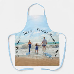 Personalised Your Photo Apron with Custom Text