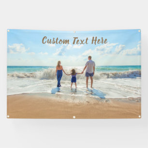 Personalised Your Photo Banner with Custom Text