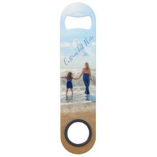 Personalised Your Photo Bar Key with Custom Text
