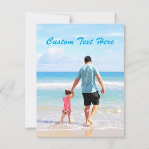 Personalised Your Photo Card with Custom Text