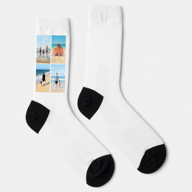 Personalised Your Photo Collage Socks (Right)
