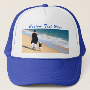 Personalised Your Photo Hat with Custom Text