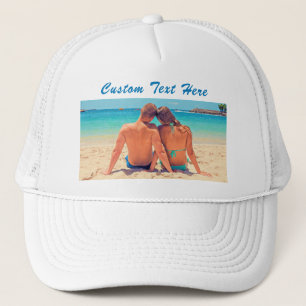 Personalised Your Photo Hat with Custom Text