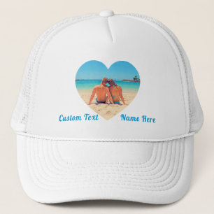 Personalised Your Photo Hat with Custom Text Name