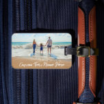 Personalised Your Photo Luggage Tag Custom Text<br><div class="desc">Custom Photo and Text Luggage Tags - Unique Your Own Design - Personalised Family / Friends or Personal Luggage Tag / Gift - Add Your Text and Photo - Resize and move elements with Customisation tool ! Choose font / size / colour ! Good Luck - Be Happy :)</div>