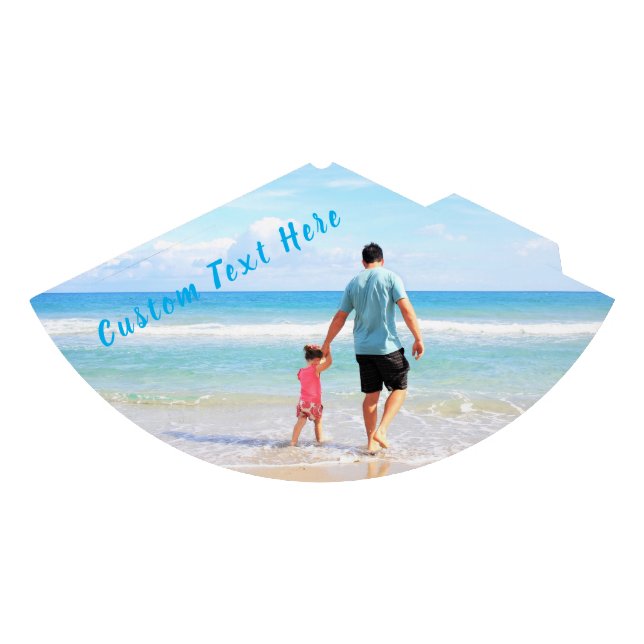 Personalised Your Photo Party Hats Custom Text (Front)