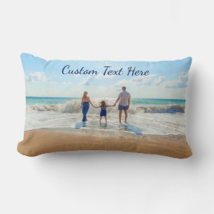 Personalised Your Photo Pillow with Custom Text