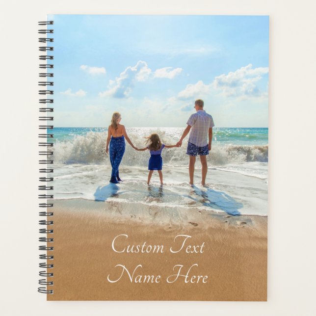 Personalised Your Photo Planner with Custom Text (Front)