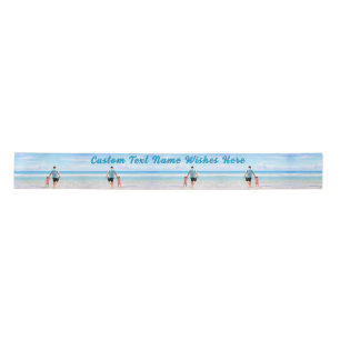 Personalised Your Photo Ribbon with Custom Text Satin Ribbon