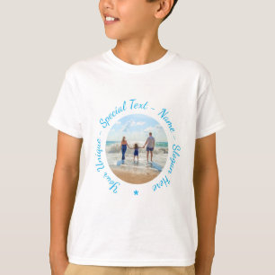 Personalised Your Photo T-Shirt with Custom Text