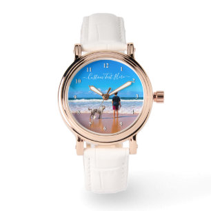 Personalised Your Photo Watch with Custom Text