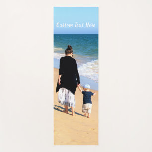 Personalised Your Photo Yoga Mat with Custom Text