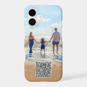 Personalised Your QR Code and Photo iPhone Case