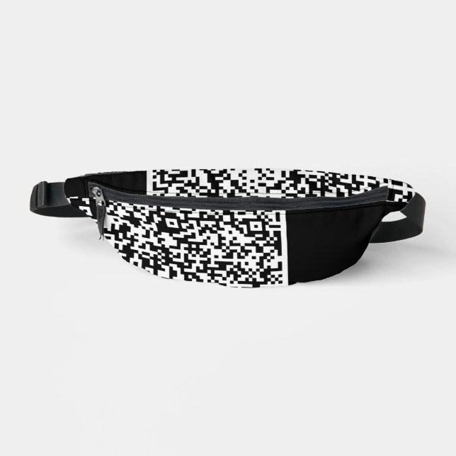 Personalised Your QR Code Fanny Pack Template (Front)