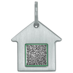 Personalised Your QR Code Pet ID Tag Example