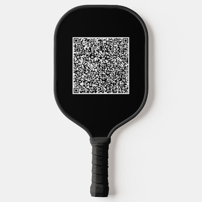 Personalised Your QR Code Pickleball Paddle (Back)