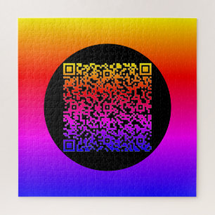 Personalised Your QR Code Scan Info Colour Puzzle