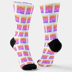 Personalised Your QR Code Socks - Choose Colours