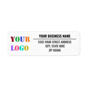 Personalised Your Return Address Labels Template