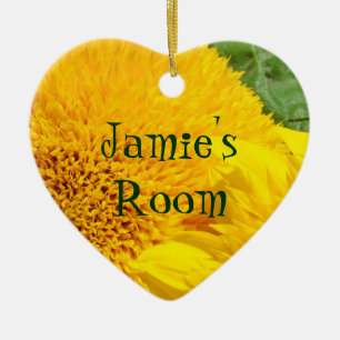 Personalised Your Room ornaments Sunflowers