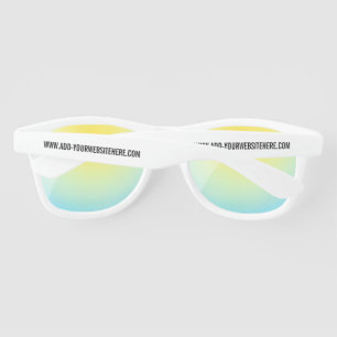 Personalised Your Text Branded Sunglasses Example