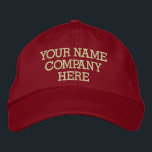Personalised Your Text Name Hat Embroidered Cap<br><div class="desc">Easy Personalised Promotional Cap - Add Your Text - Name - Company / Number / Letter / Slogan - Tagline / or Website , Phone , E-mail , Social Media Handle , Address , Logo - Photo / more - Choose Your Colour / Size / Font - Make your unique...</div>
