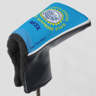 Personalised Your Text South Dakota State Flag Golf Head Cover