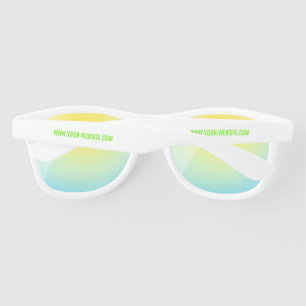 Personalised Your Website Custom Text Sunglasses