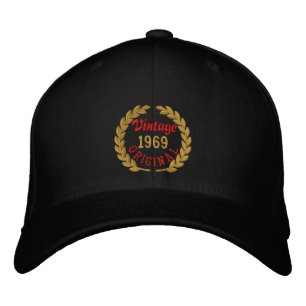 Personalised Your YEAR Original Laurels Embroidery Embroidered Hat