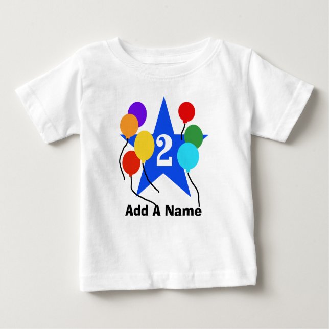 Personalised You're the Star 2nd Birthday Tshirt (Front)