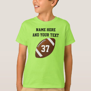 Personalised Youth Football Jerseys Name, Number T-Shirt