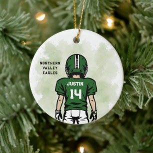 Personalised Youth Football Ornament
