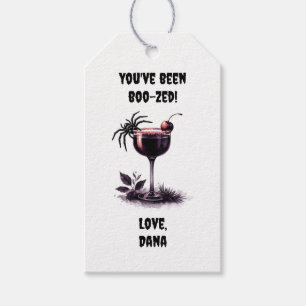 Personalised "You've been Boozed" Halloween Gift Tags