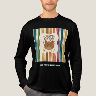 Personalised You've Got This Cat Middle School Shi Tri-Blend Shirt