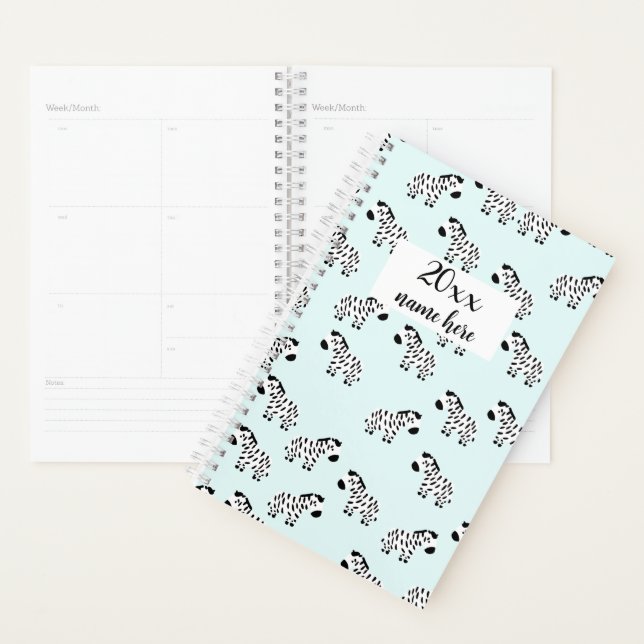 Personalised Zebra Planner (Display)